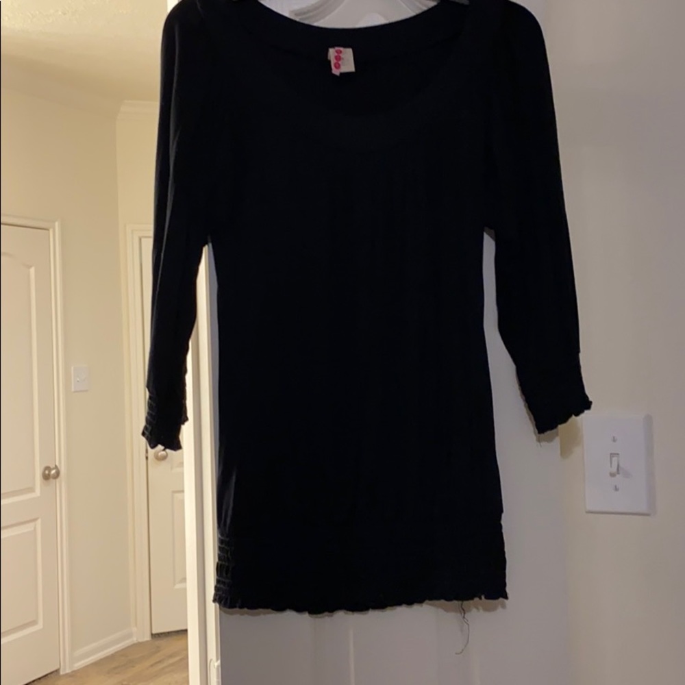 5 7 9 scoop neck blouse